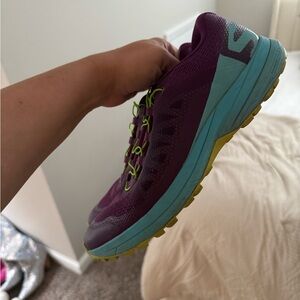 Salomon Women's Purple and Blue Trail Running Shoes